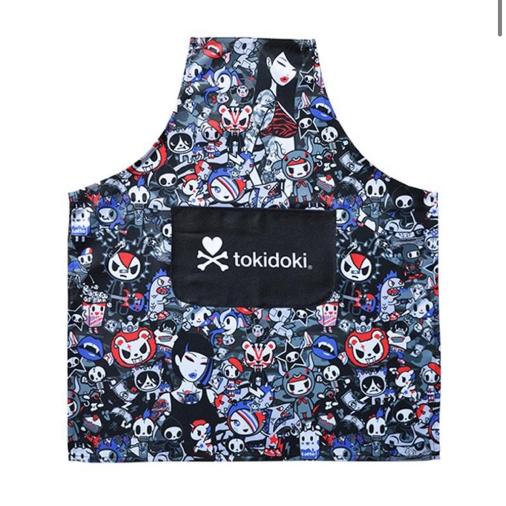 NWT Tokidoki Tatted Girls Patterned Apron